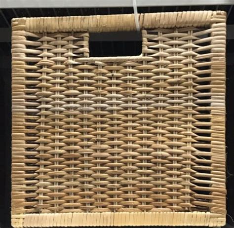 Ikea BranÄs Basket Rattan 32x34x32 Cm Storage Box Box Shelf Boxes Kallax Ebay