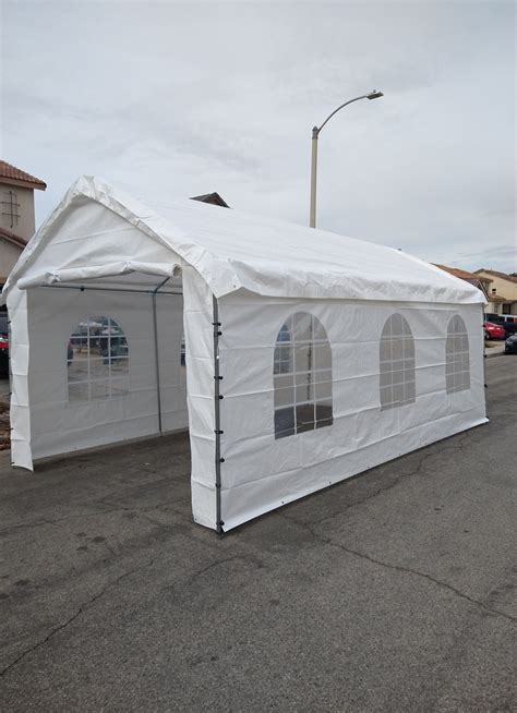 10x30 Heavy Duty Enclosed Canopy With Windows Free Shipping 10 Legs