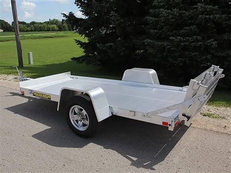 New 2024 Aluma Single Axle Utility Trailers Bi Fold Tailgate 5410