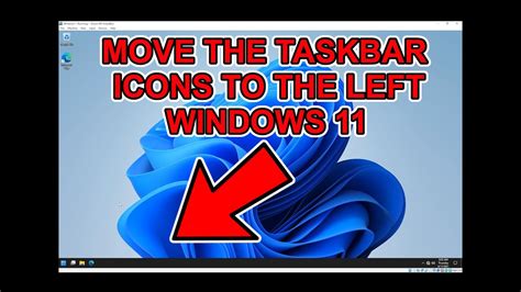 How To Move The Taskbar Icons To The Left In Windows 11 Youtube Images