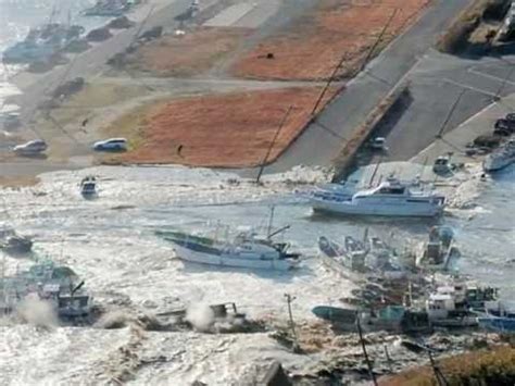 These observations included tsunami maximum readings of over 3 m (9.8 ft) at the following locations and times on 11 march. Japan Earthquake & Tsunami March 2011 - YouTube