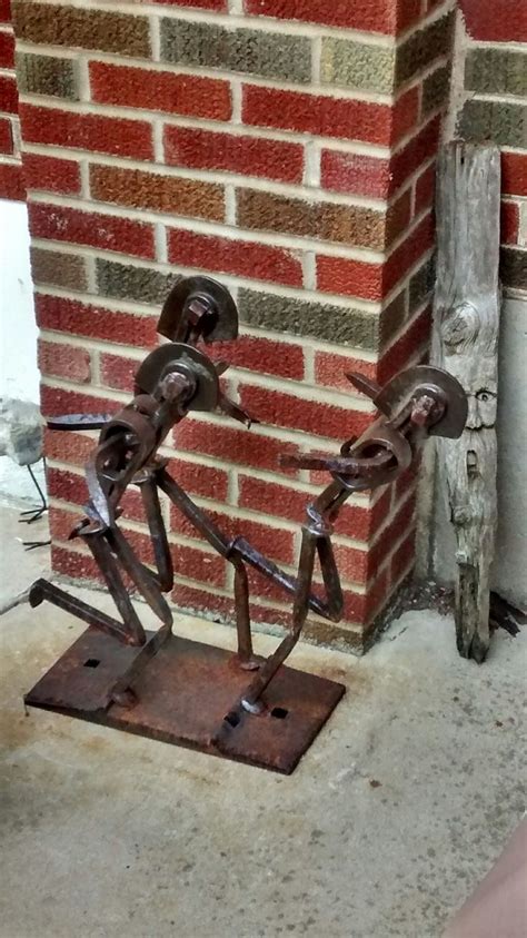 Welded Art Sculpture Win Place Show Recycled Metal Art