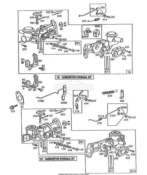 Briggs And Stratton 130202 1787 01 Parts Diagram For 2 Carburetor