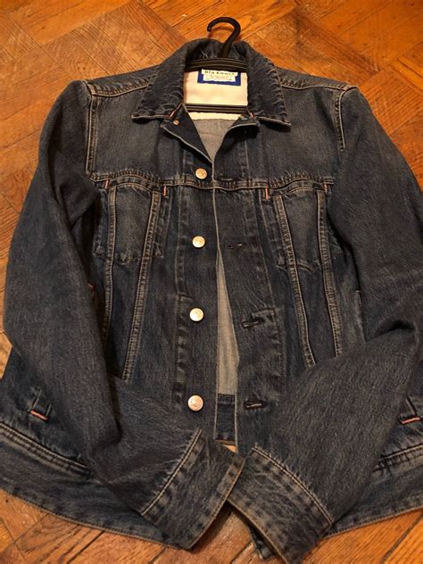 Acne Studios Acne Studios Blå Konst Mid Pass Blue Denim Jacket Grailed