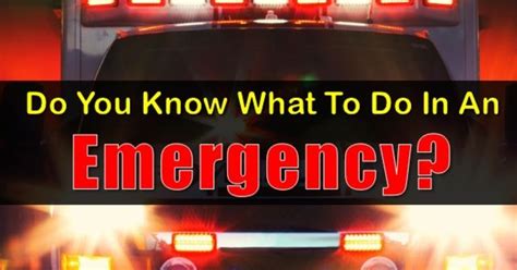Maybe you would like to learn more about one of these? Do You Know What To Do In An Emergency? | Playbuzz