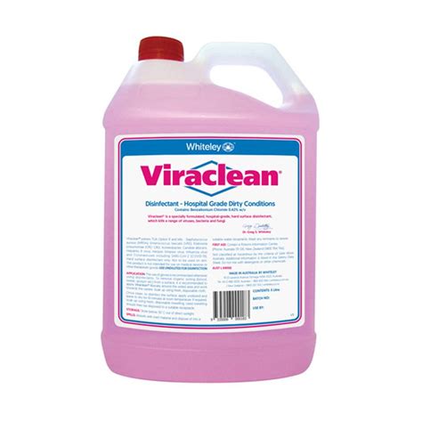 Whiteley Disinfectant Liquid Viraclean 5l Mayfair Dental Supplies