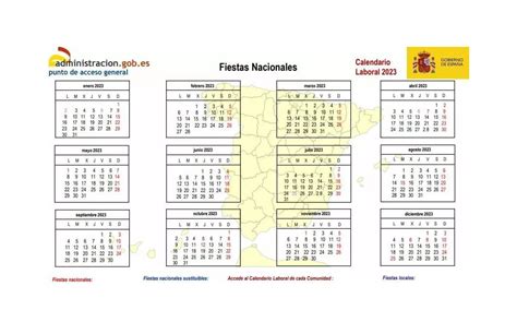 Calendario Laboral De Estos Son Todos Los Festivos Del Nuevo A O The