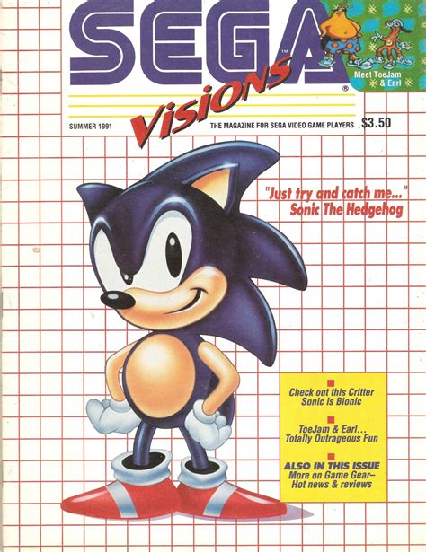 Classic Sega Magazine Corner Sega Visions Introduces Us To Sonic 20