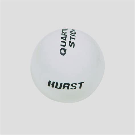 Hurst 1631036 White Quarter Stick Replacement Shifter Knob