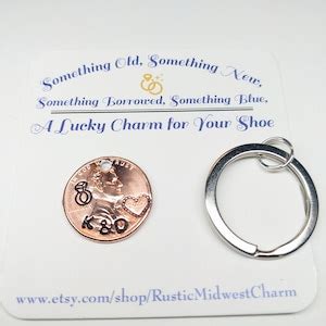 Personalized Wedding Day Lucky Penny Lucky Penny For Her His Shoe