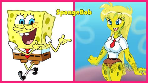Spongebob Squarepants Characters Gender Swap 👉tupviral Youtube
