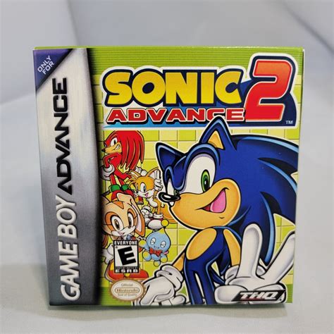 Sonic Advance 2 Ntsc Gameboy Advance Gba En Reproduction Box And Inner