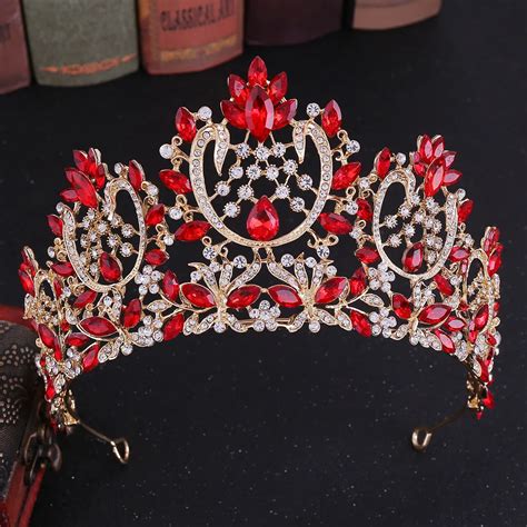 Princess Crown Tiaras For Girls Bridal For Wedding Queen Crown For