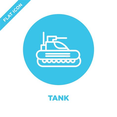 Tank Icon Vector From Industrial Process Collection Thin Line Tank