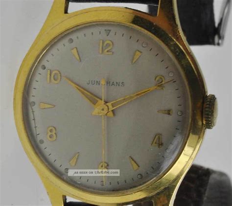 Alte Vintage Junghans Armbanduhr Um 195060 Handaufzug Läuft