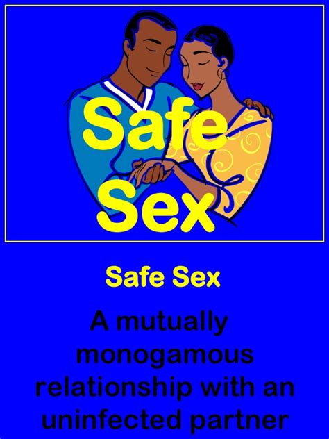 Ob Safe Sex Presentationppt Sexually Transmitted Infection Safe