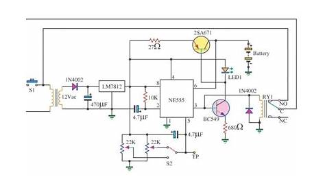 auto battery charger circuit | Schematic Power Amplifier and Layout