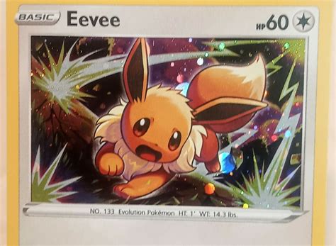 Mavin Eevee Swsh118 Black Star Promo Holo Pokemon Tcg Card Nm
