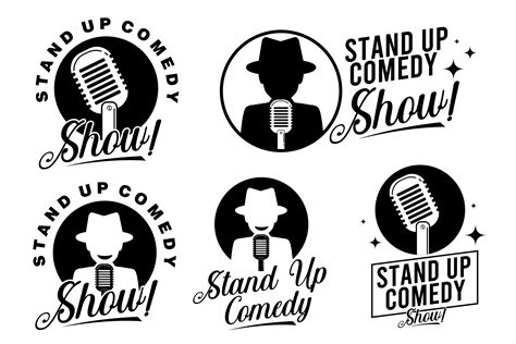 Stand Up Comedy Logo Collection Illustration Par Edywiyonopp · Creative