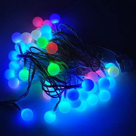 Led Color Changing Linkable 16 Feet Christmas Light String With 50 Rgb
