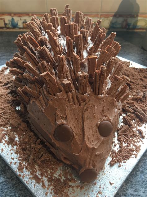 chocolate hedgehog cake 🦔 hedgehog cake desserts cake