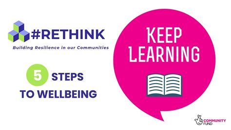 Rethink 5 Steps To Wellbeing Keep Learning Youtube