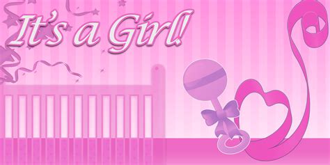 Baby Shower Banners Its A Girl Crib