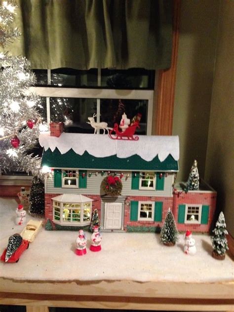 Tin Litho Doll House Christmas Vignettes Christmas Decorations For The