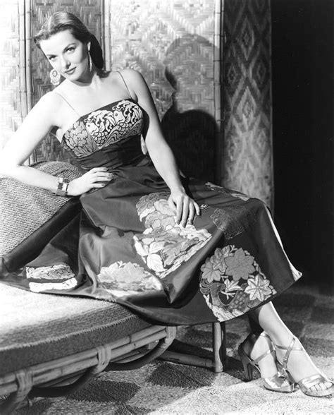 jane russell in a wardrobe test for macao 1952 howard hughes didn t like the wardrobe and