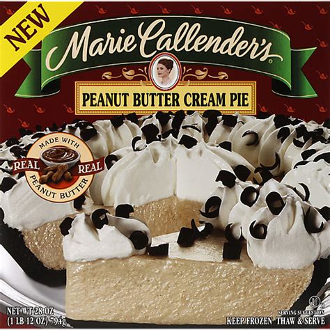 Marie Callenders Peanut Butter Cream Pie Ice Cream Cakes And Pies