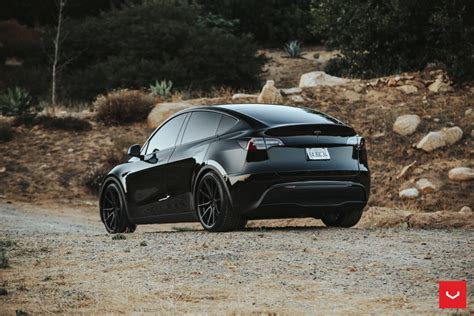 Tesla Model Y Hybrid Forged Series Hf 3 Vossen Wheels