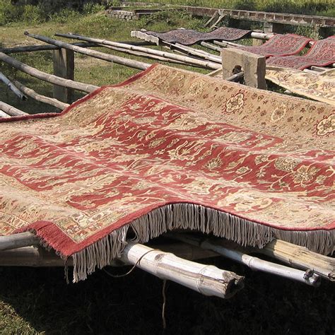 Rug Making Handcrafted Vibrant Rugs Samad
