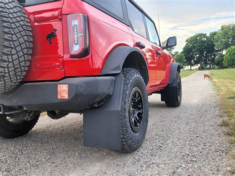 Duraflap Ford Bronco Front Custom Mud Flaps And Weights