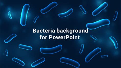 Creative Bacteria Background For Powerpoint Template