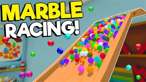 Racing Marbles Down A Wacky Race Track Marble World Gameplay Mindovermetal English