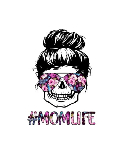 Check spelling or type a new query. Mom Life Skull Messy Black Shirt | Bobotemp