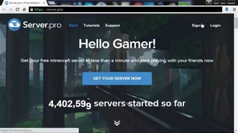 Como Crear Un Servers Para Minecraft Con Serverspro Youtube