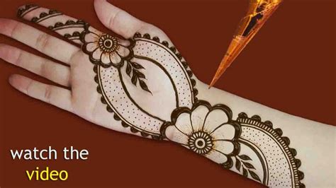 2019 Easy Arabic Mehndi Design For Hands Henna Design