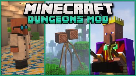 Dungeons Mod More Bosses Dungeons And Mobs Minecraft Mod Showcase
