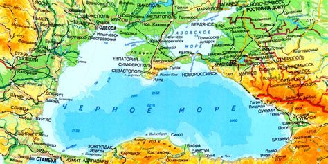 Черное Море Фото На Карте —