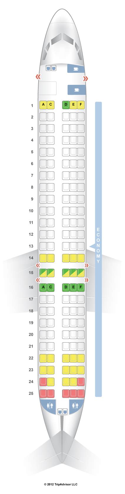 Boeing 717 Seat Map