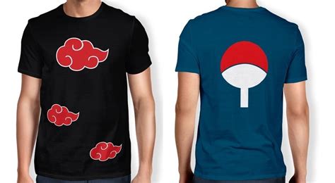 Kit Duas Camisas Camisetas Naruto Sasuke Uchiha E Akatsuki Mercado Livre