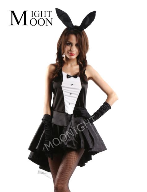 Moonight Bunny Girl Rabbit Costumes Women Cosplay Sexy Halloween Adult