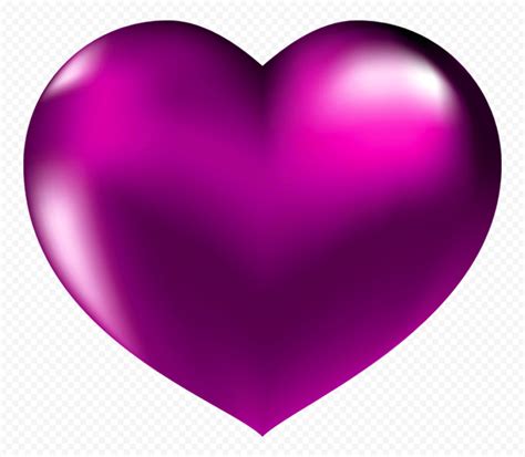Hd Purple Love Heart No Background Png Citypng