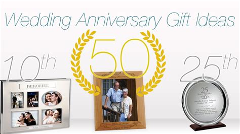 What is a good anniversary gift for friends. Gift Ideas for Wedding Anniversaries ♥ 1st, 10th, 25th ...