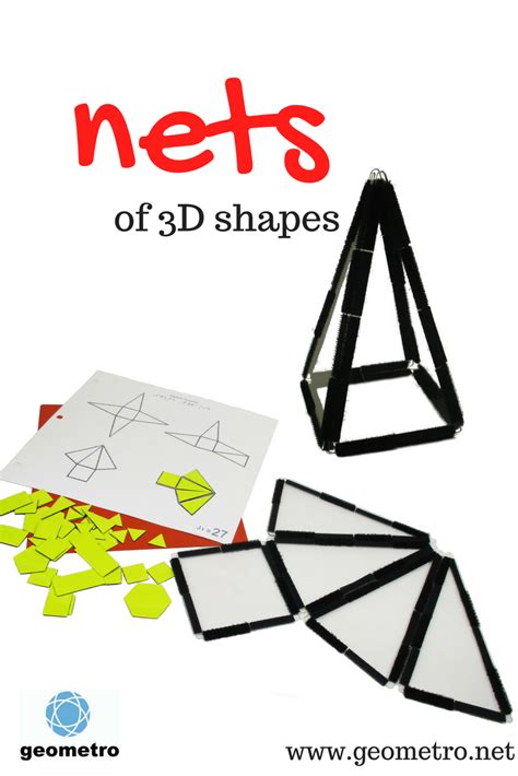 Manipulative Kit To Study Nets Of 3d Solids Suitable For Elementary