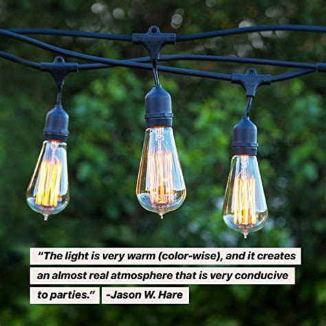 The glow globe string lights. Brightech Ambience Pro - Outdoor Edison String Lights ...