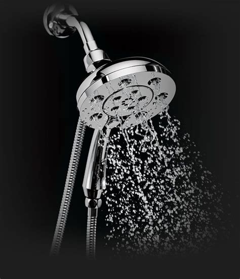 Combination Shower Head And Hand Shower In2ition® Two In One Shower Delta Faucet Shower Heads