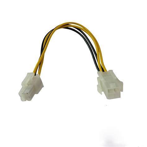 atx 12v p4 4 pin cpu auxiliary power extension cable molex 4pin to atx 8pin extension cable f m