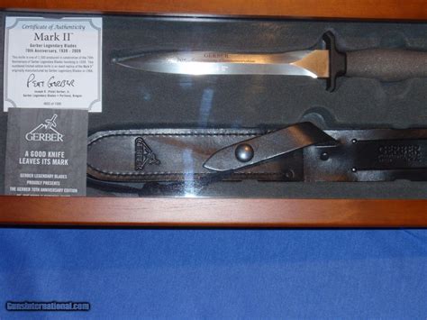 Gerber Mark Ii 70th Anniversary 0052 Of 1500 S30v Blade New In